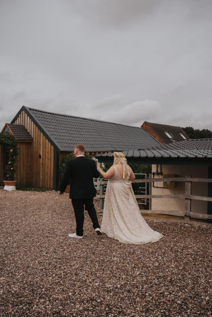 Couple shoot at Coton House Farm wedding venue