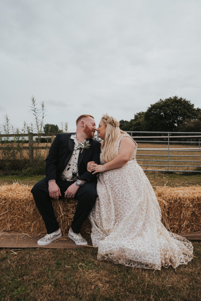 Couple shoot at Coton House Farm wedding venue