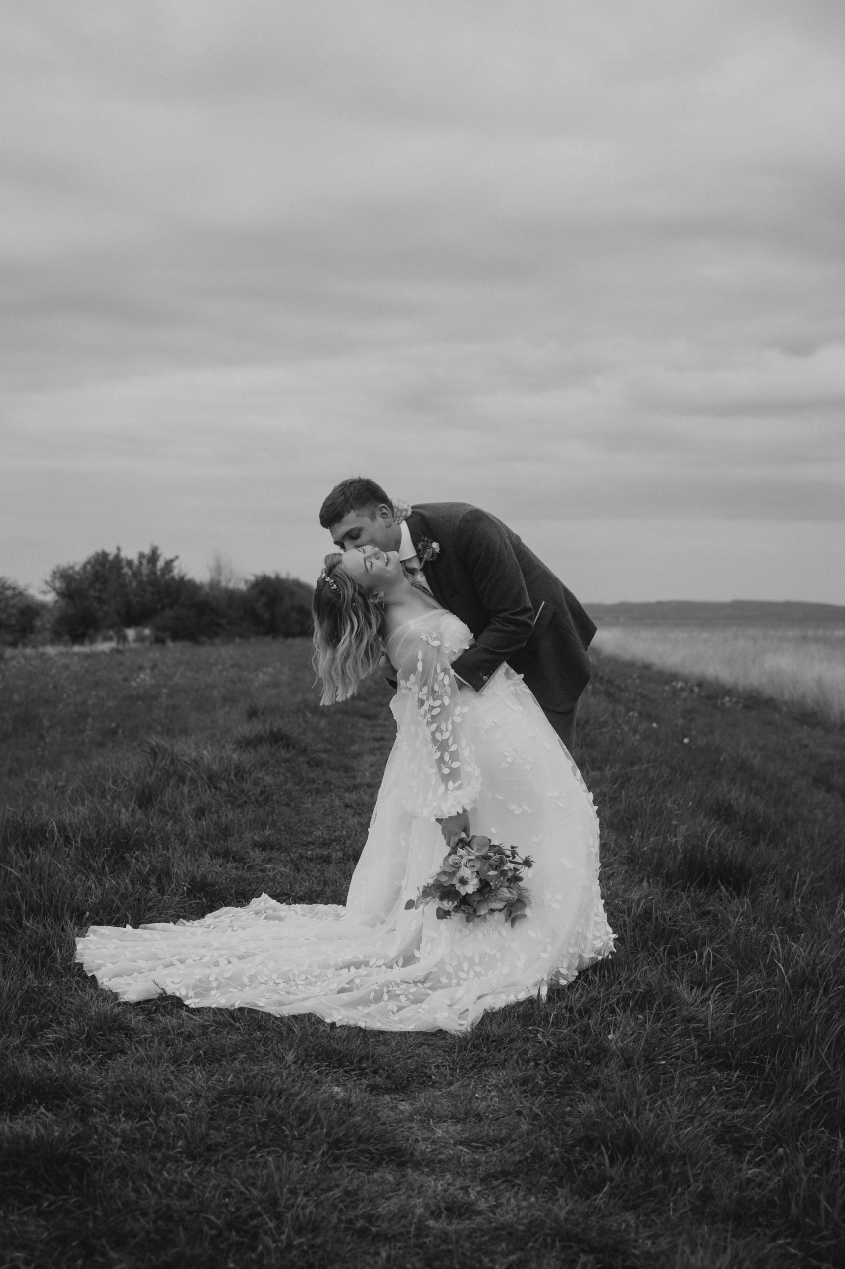 couple shoot at East Yorkshire barns