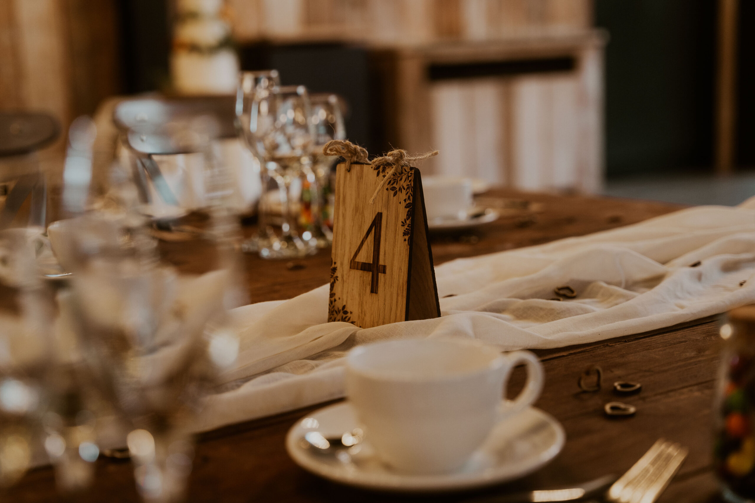 wedding wooden table numbers 