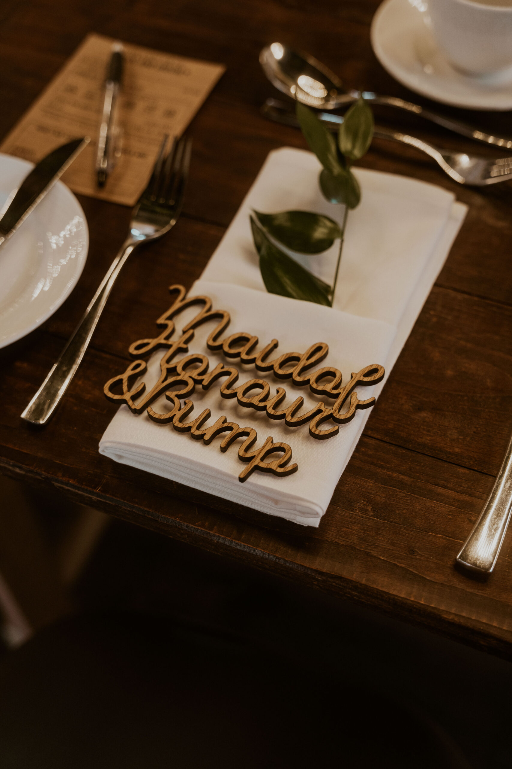 wedding wooden table numbers 