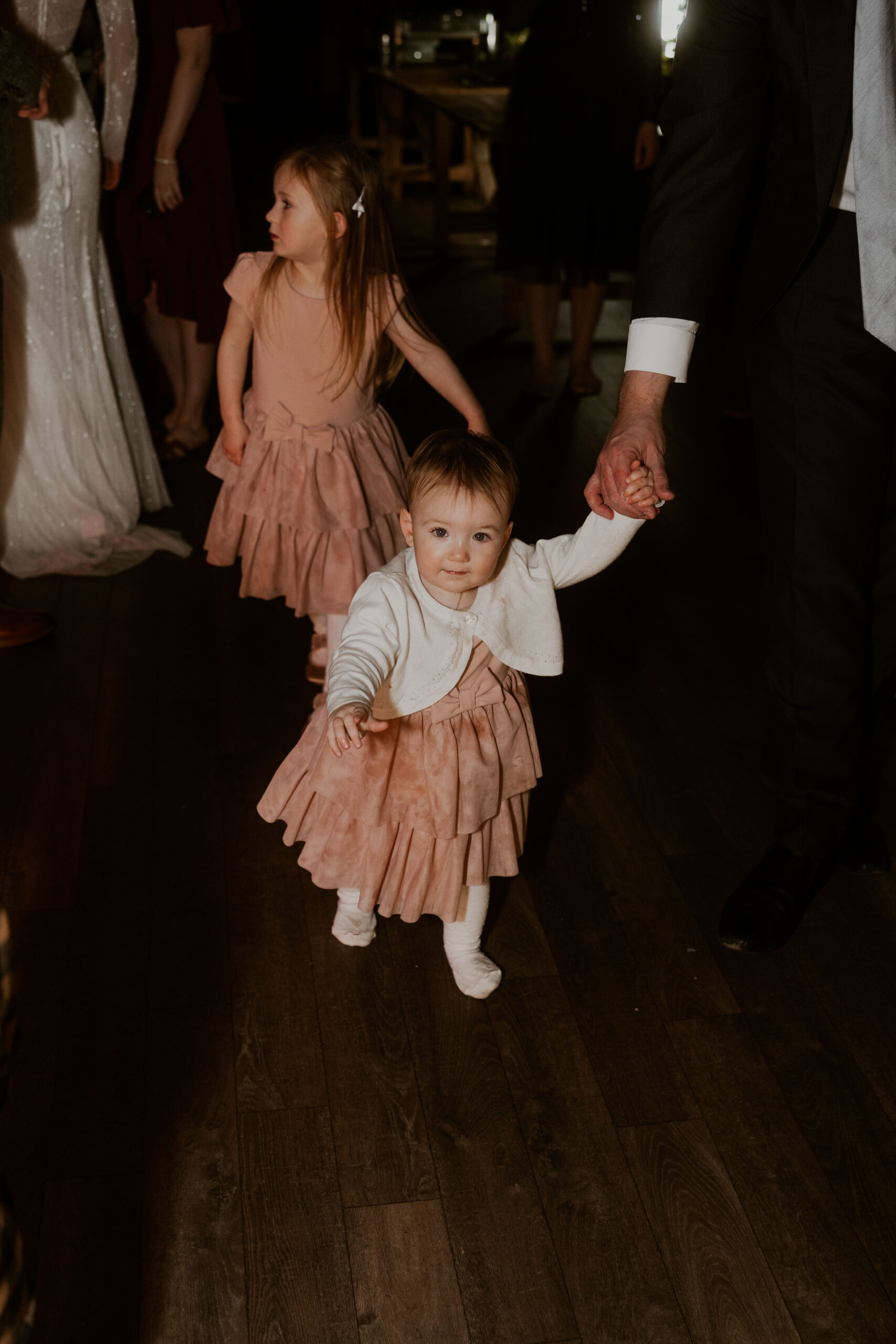 couples first dance at foxtail barn wedding photographer Yorkshire