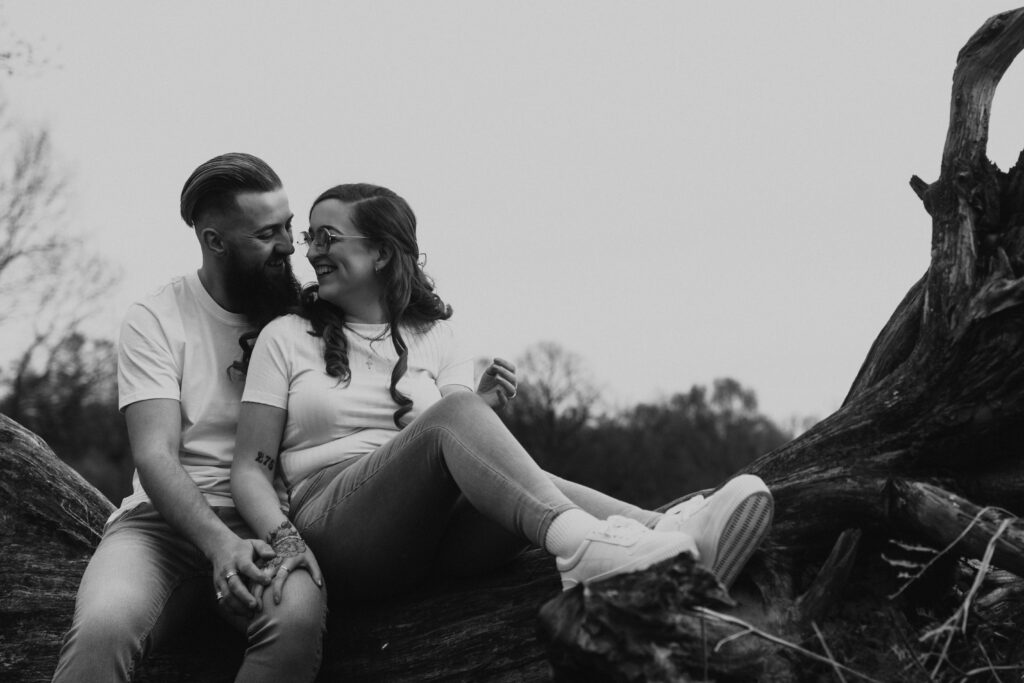  Outdoor Engagement Shoot with Relaxed Wedding Photographer at Clumber Park
