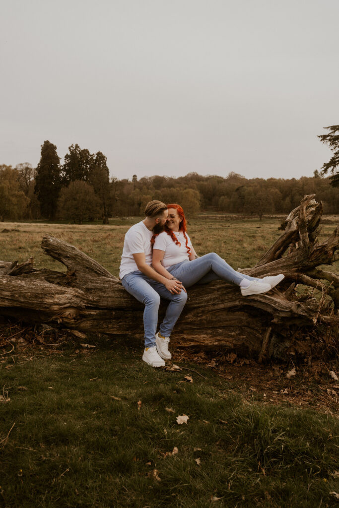 Outdoor Engagement Shoot with Relaxed Wedding Photographer at Clumber Park